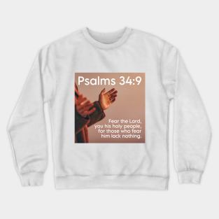 Psalms 34:9 Crewneck Sweatshirt